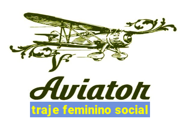 traje feminino social